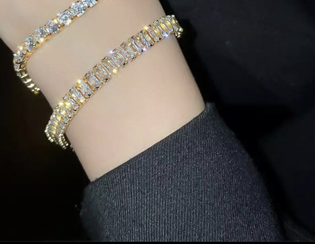 Gold Tennis Bracelet