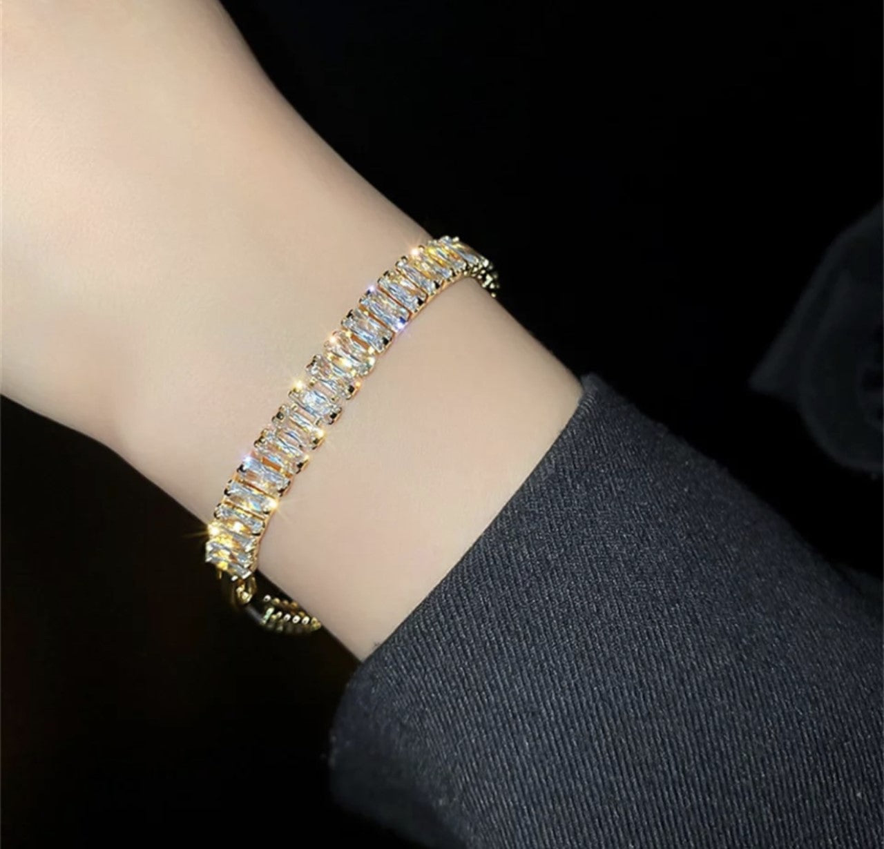 Gold Tennis Bracelet