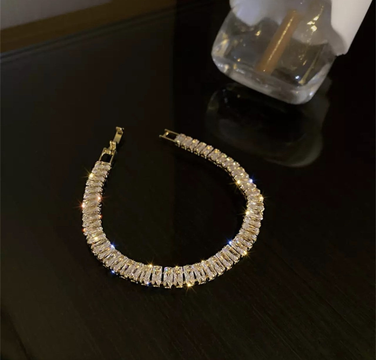 Gold Tennis Bracelet