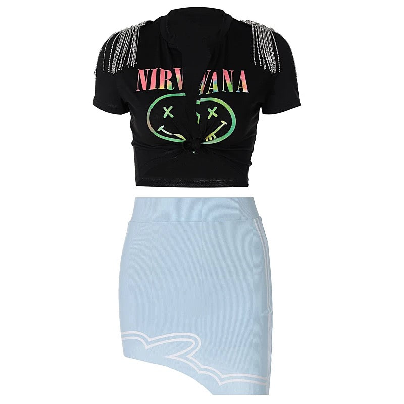 Nirvana Crop top